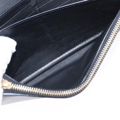 Saint Laurent Y Line Flap Wallet Leather, BLACK, LEATHER, Wallets