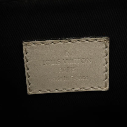 Louis Vuitton Christopher Backpack Taurillon Leather, WHITE, LEATHER, Shoulder bag