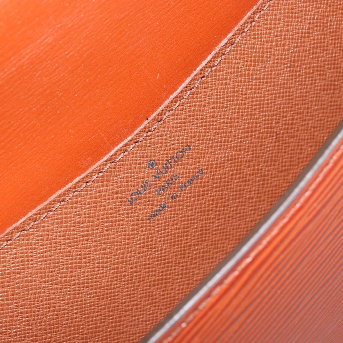 Louis Vuitton Grenelle Shoulder Bag Epi Leather, BROWN, LEATHER, Shoulder bag