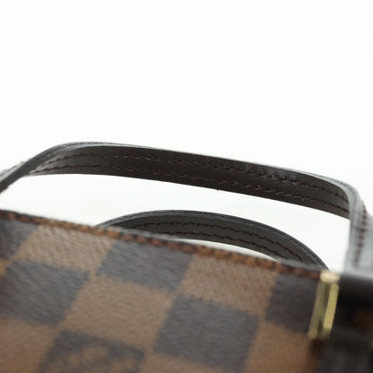 Louis Vuitton Manosque Pochette Damier, Brown, Canvas, Clutch