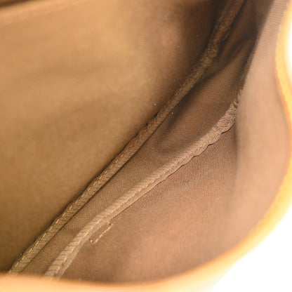 Louis Vuitton Saumur Handbag Monogram Canvas, Brown, Canvas, Shoulder Bag
