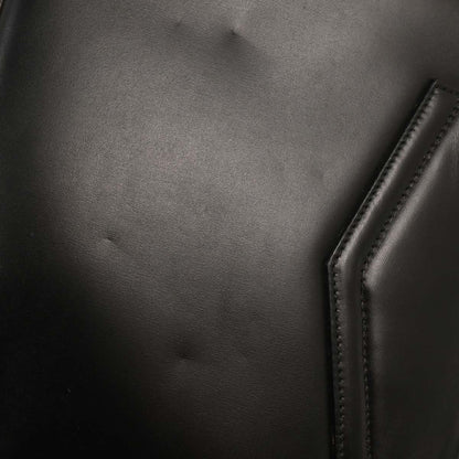 Celine Gancini Handbag Leather, BLACK, LEATHER, Handbag