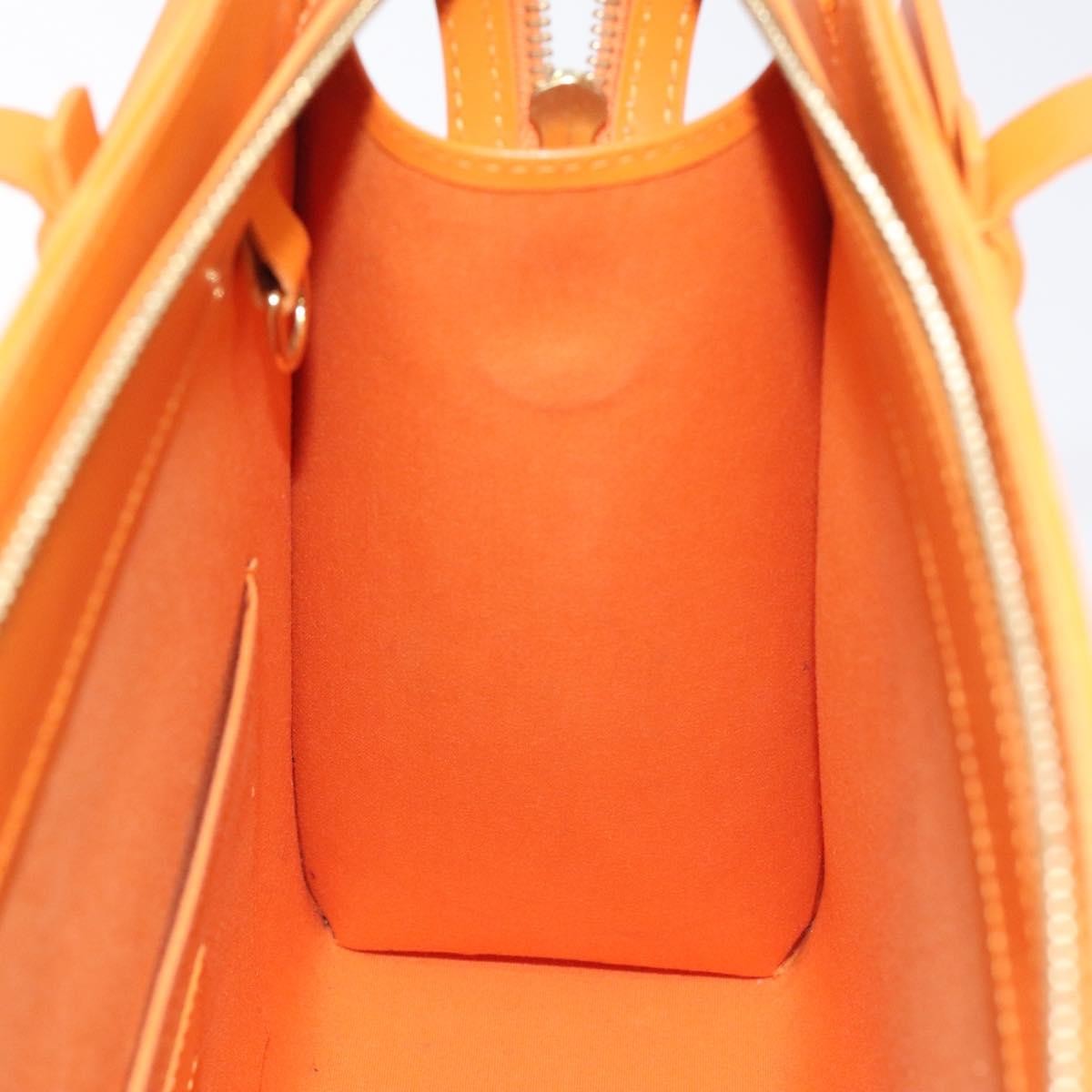 Louis Vuitton Croisette Handbag Epi Leather, ORANGE, LEATHER, Handbag