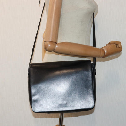 Salvatore Ferragamo Vintage Shoulder Bag Leather, Black, Leather, Shoulder Bag