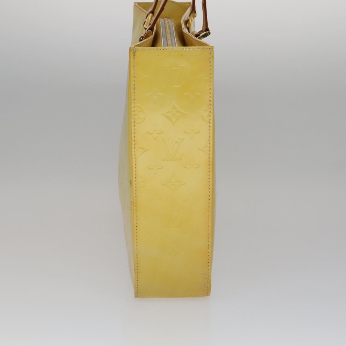 Louis Vuitton Columbus Handbag Monogram Vernis, YELLOW, PATENT_LEATHER, Handbag