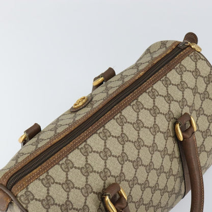 Gucci Vintage Duffle Bag GG Coated Canvas, BEIGE, CANVAS, Travel bag