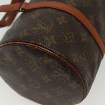 Louis Vuitton Papillon Handbag Monogram Canvas, BROWN, CANVAS, Handbag