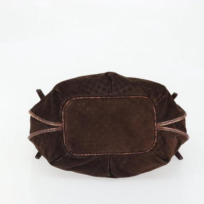 Celine Bittersweet Canvas, Brown, Canvas, Handbag