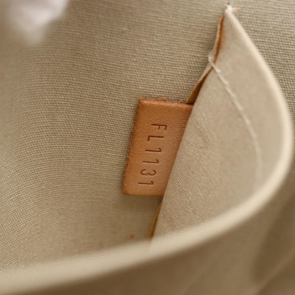 Louis Vuitton Sherwood Handbag Monogram Vernis, BEIGE, PATENT_LEATHER, Handbag