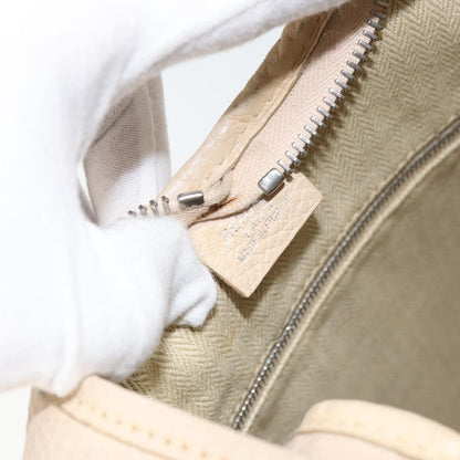 Hermes Massai Bag Leather, BEIGE, LEATHER, Shoulder bag