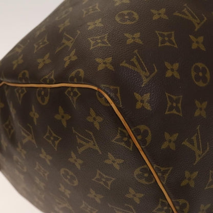 Louis Vuitton Keepall Bag Monogram Canvas, BROWN, CANVAS, Travel bag