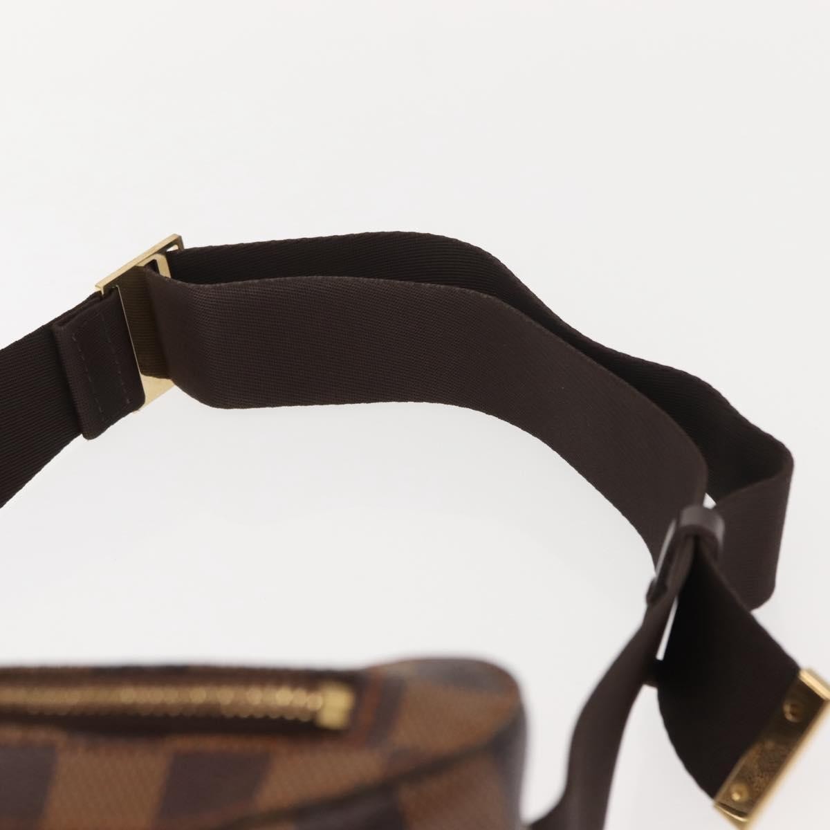 Louis Vuitton Geronimos Waist Bag Damier, BROWN, CANVAS, Shoulder bag