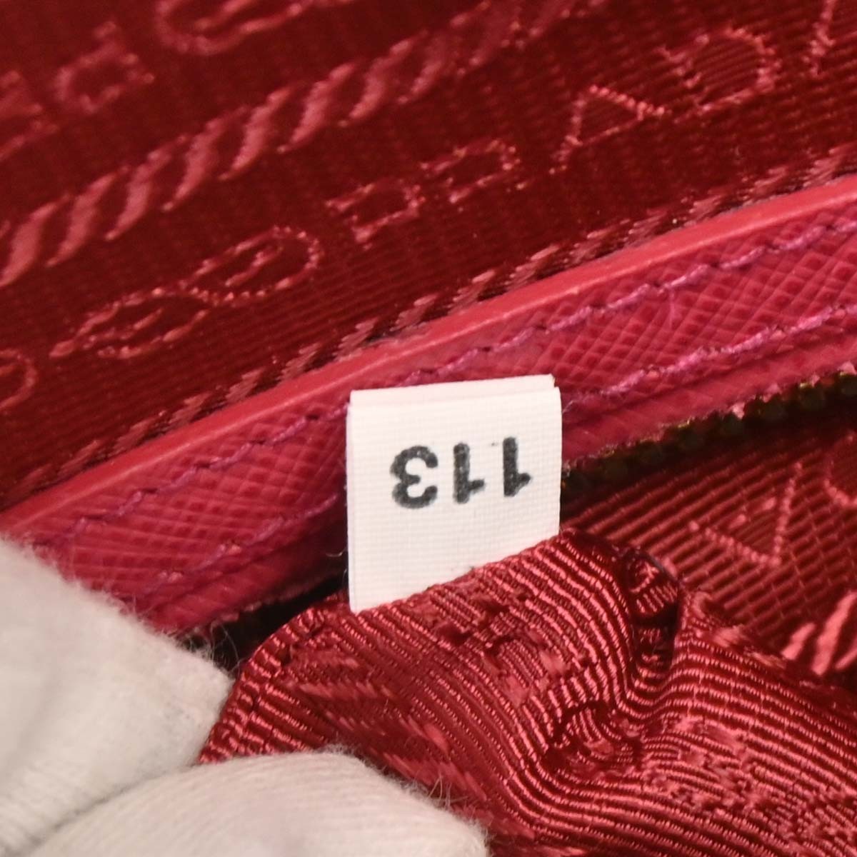 Prada Convertible Bowler Bag Saffiano Leather, PINK, LEATHER, Handbag