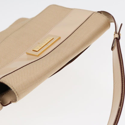 Celine Shoulder Bag Nylon, BEIGE, NYLON, Shoulder bag