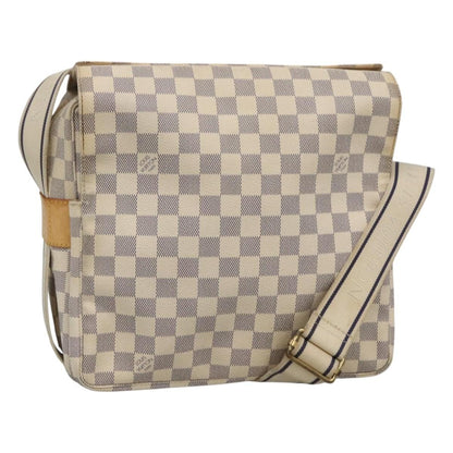 Louis Vuitton Naviglio Handbag Damier, WHITE, CANVAS, Shoulder bag