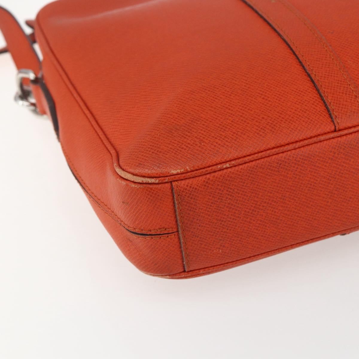 Louis Vuitton Porte-Documents Voyage Briefcase Taiga Leather, ORANGE, LEATHER, Briefcase