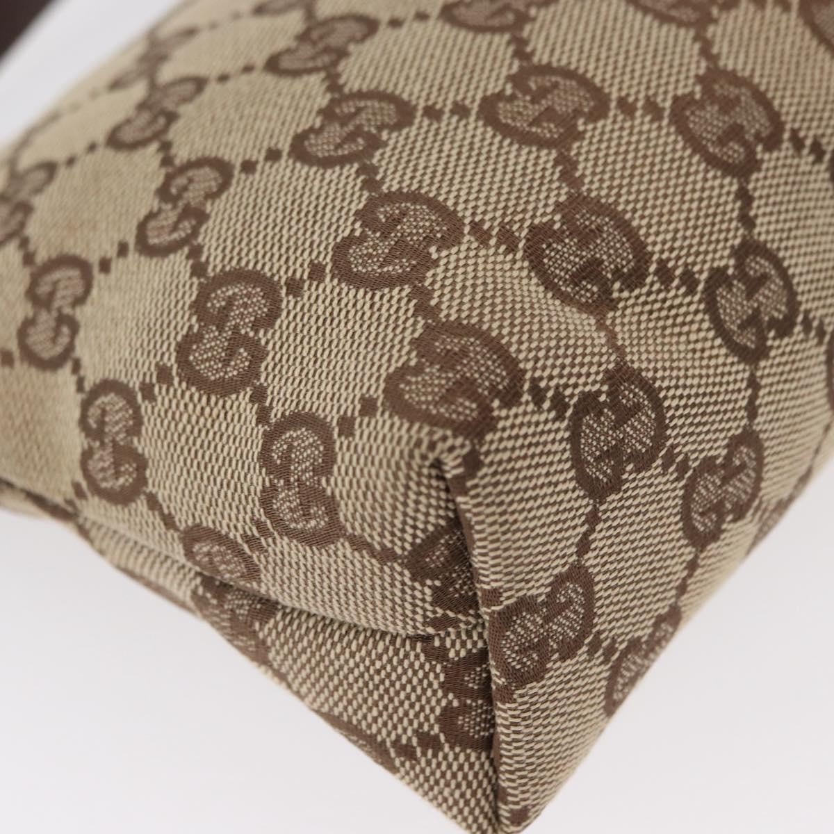 Gucci Abbey Canvas Leather, BEIGE, CANVAS, Shoulder bag