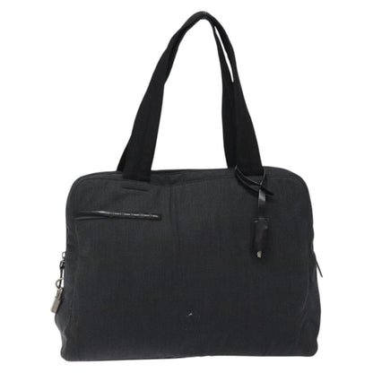 Prada Sport Zip Shoulder Bag Canvas, GRAY, CANVAS, Shoulder bag