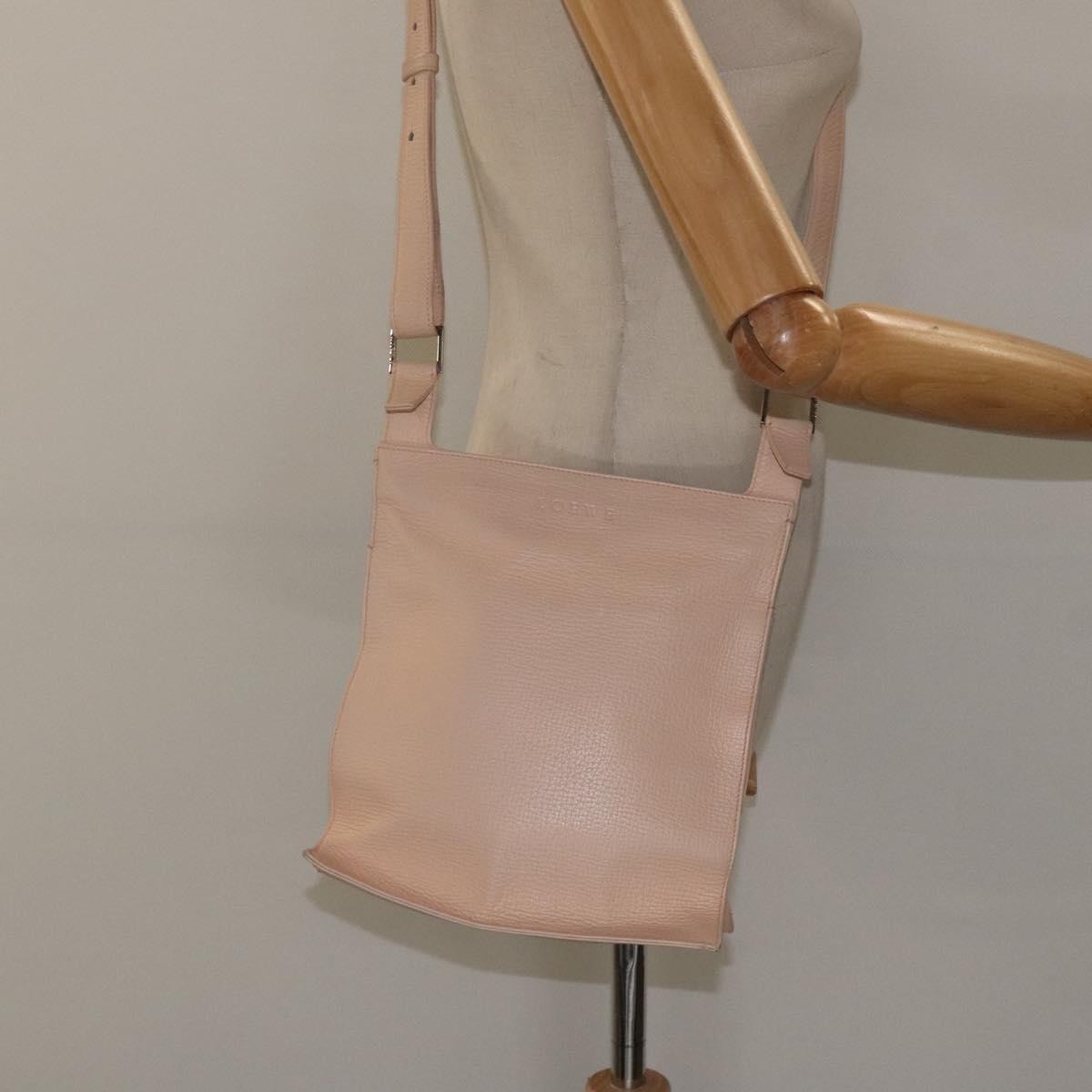 Loewe Vintage Shoulder Bag Leather, PINK, LEATHER, Shoulder bag