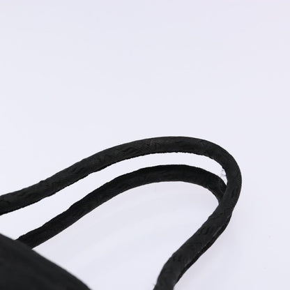 Prada Vintage Zip Handbag Tessuto, BLACK, NYLON, Handbag