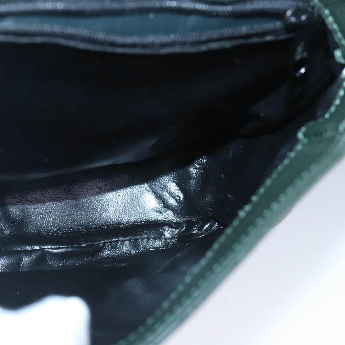Bally Vintage Shoulder Bag Leather, Green, Leather, Shoulder Bag
