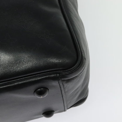 Louis Vuitton Clarkson Messenger Bag Monogram Shadow Leather, BLACK, LEATHER, Crossbody bag