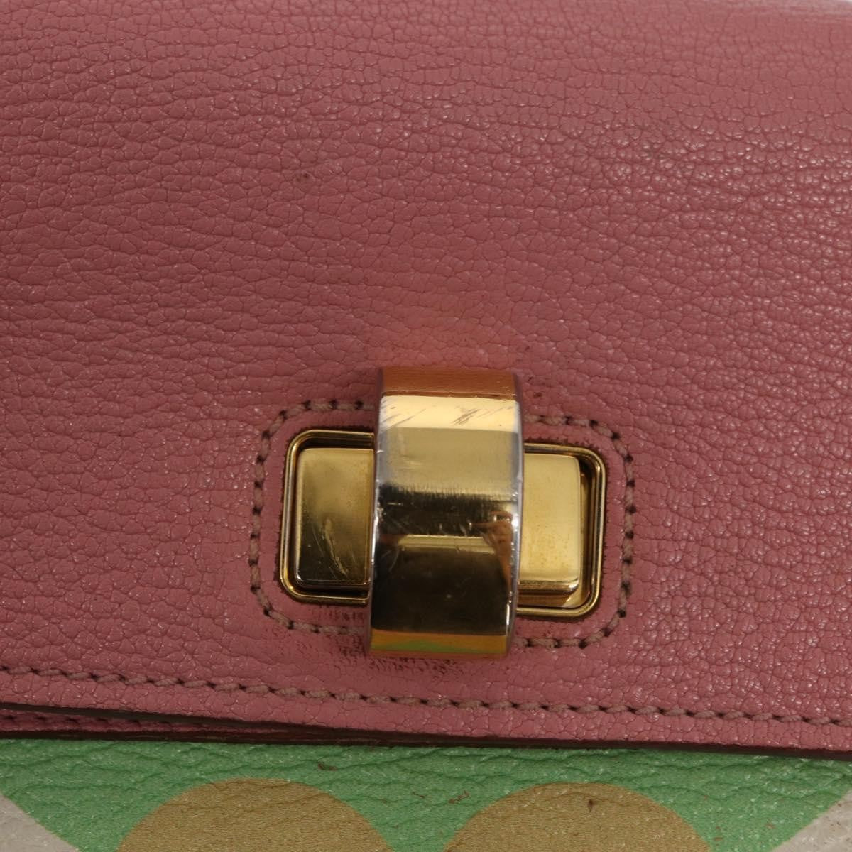 Miu Miu Click Convertible Satchel Leather, PINK, LEATHER, Handbag