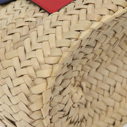 Loewe Basket Tote Raffia, BEIGE, WOOD, Tote bag