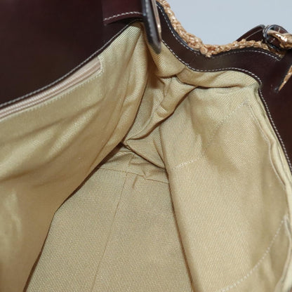 Salvatore Ferragamo Soft W Tote RAFFIA, BROWN, WOOD, Tote bag