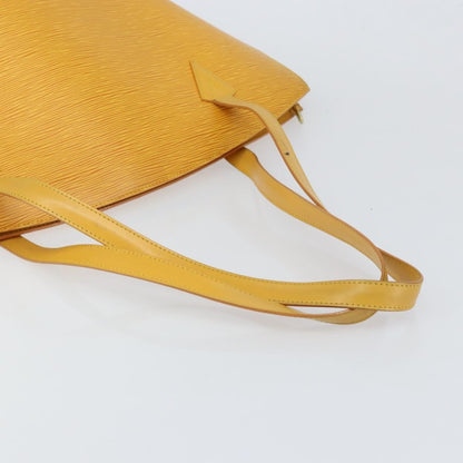 Louis Vuitton Saint Jacques Handbag Epi Leather, YELLOW, LEATHER, Shoulder bag