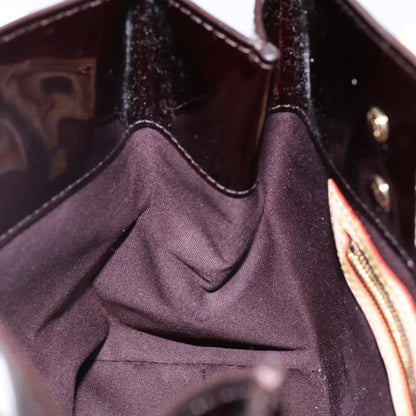 Louis Vuitton Reade Handbag Monogram Vernis, BURGUNDY, PATENT_LEATHER, Handbag