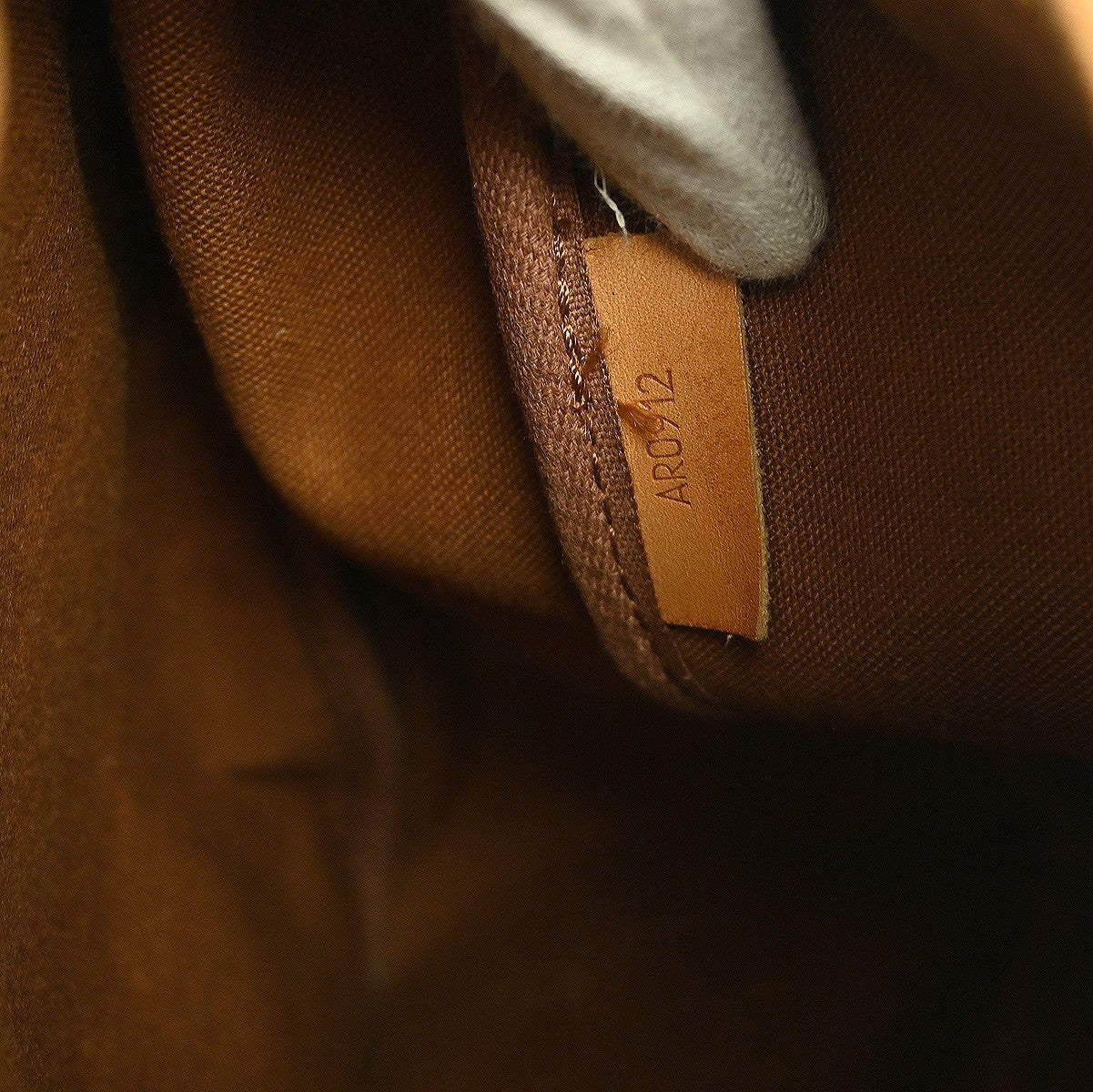 Louis Vuitton Saumur Handbag Monogram Canvas, BROWN, CANVAS, Shoulder bag