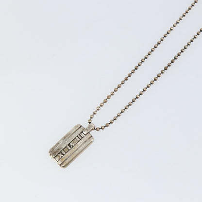 Tiffany & Co. Atlas Bar Pendant Necklace Silver 925, SILVER, SILVER, Necklace