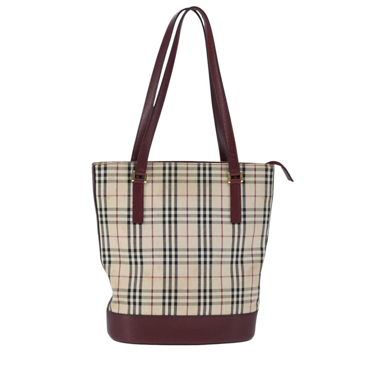 Burberry Nova Check Tote canvas check pattern, BEIGE, CANVAS, Tote bag