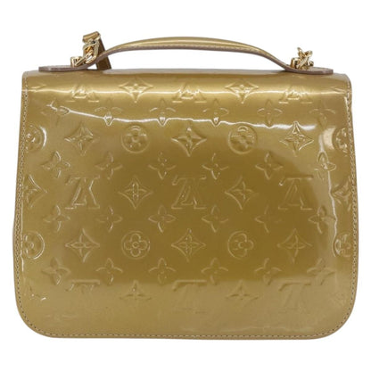 Louis Vuitton Mirada Handbag Monogram Vernis, BEIGE, PATENT_LEATHER, Handbag