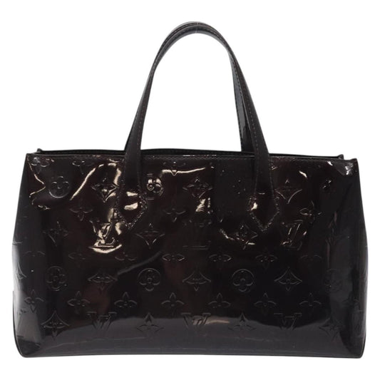 Louis Vuitton Wilshire Handbag Monogram Vernis, BURGUNDY, PATENT_LEATHER, Handbag