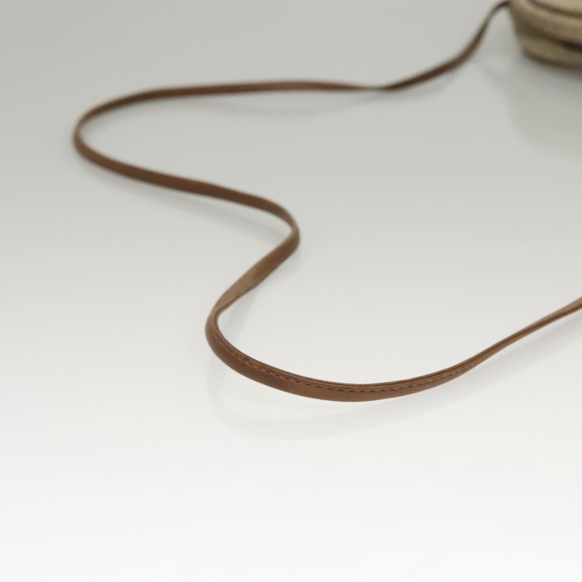 Christian Dior Vintage Honeycomb Shoulder Bag Canvas, BEIGE, CANVAS, Shoulder bag