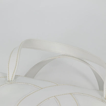 Chanel CC Stitch Tote Caviar, WHITE, LEATHER, Handbag
