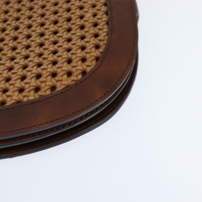 Stella McCartney Flap Shoulder Bag Polyester, BROWN, POLYESTER, Shoulder bag