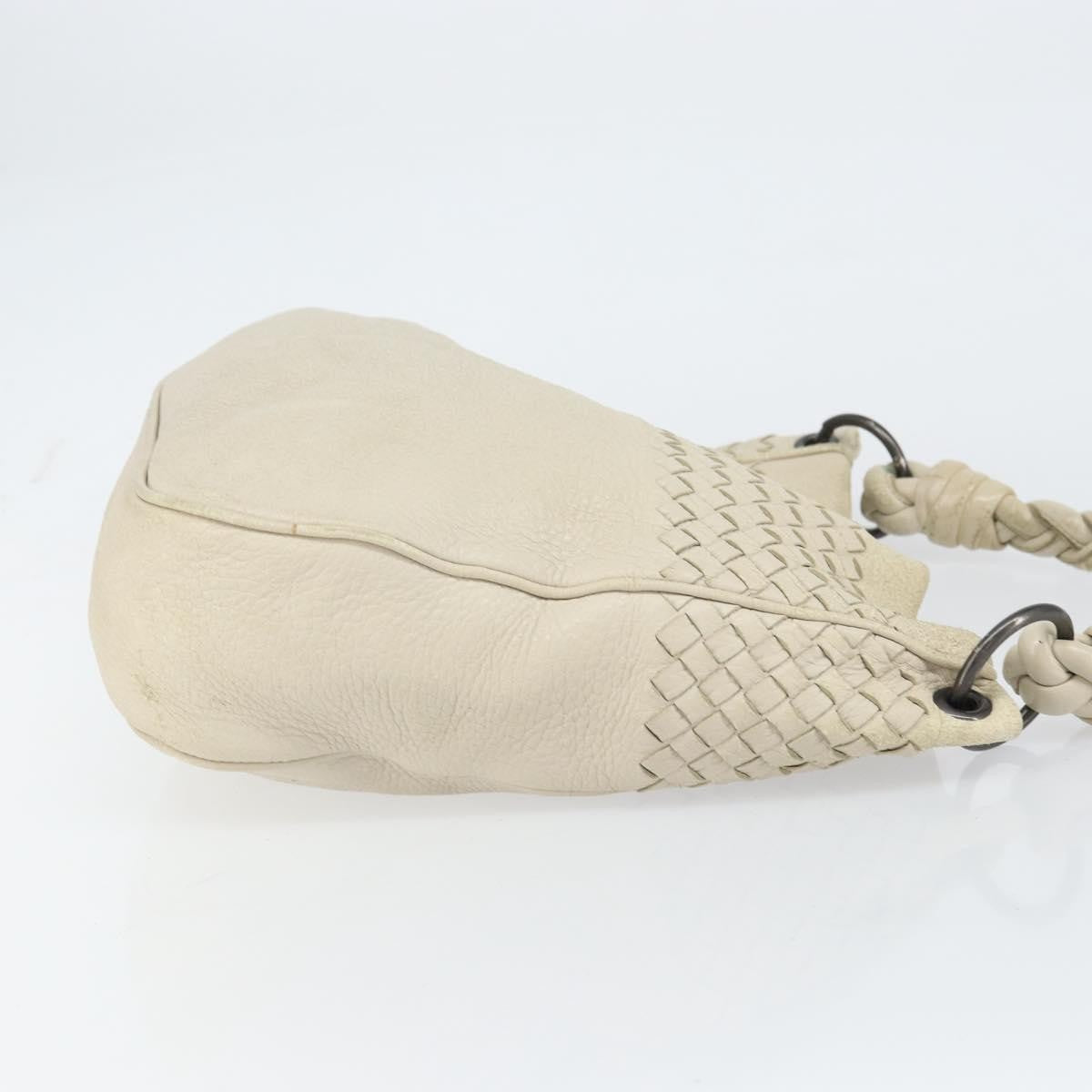 Bottega Veneta Intrecciato Shoulder bag Leather, BEIGE, LEATHER, Shoulder bag