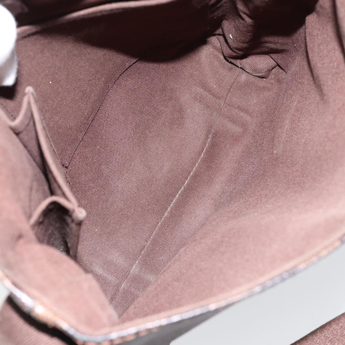 Louis Vuitton Brooklyn Handbag Damier, BROWN, CANVAS, Shoulder bag