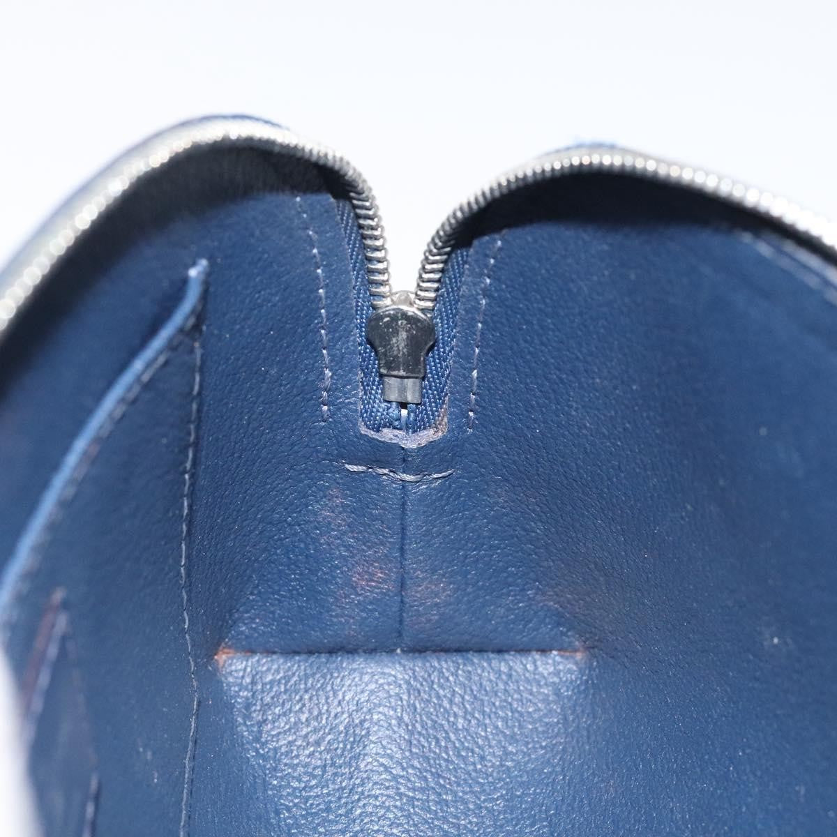 Louis Vuitton Cosmetic Pouch Epi Leather, BLUE, LEATHER, Toiletry Case