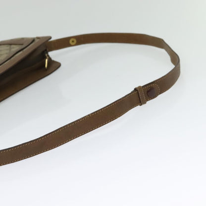 Gucci Vintage Shoulder Bag GG Coated Canvas, BEIGE, PVC, Shoulder bag