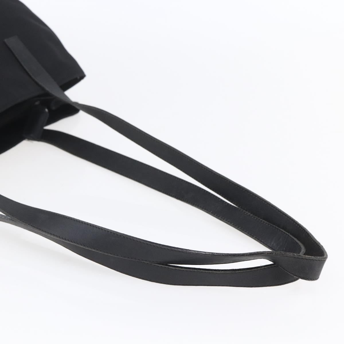 Fendi Vintage FF Tote Nylon, BLACK, NYLON, Tote bag