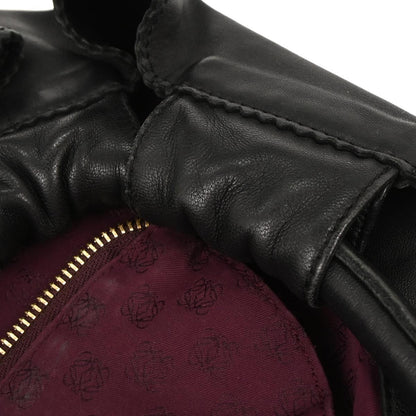 Loewe Anagram Logo Nappa Aire Hand Bag Leather, BLACK, LEATHER, Handbag