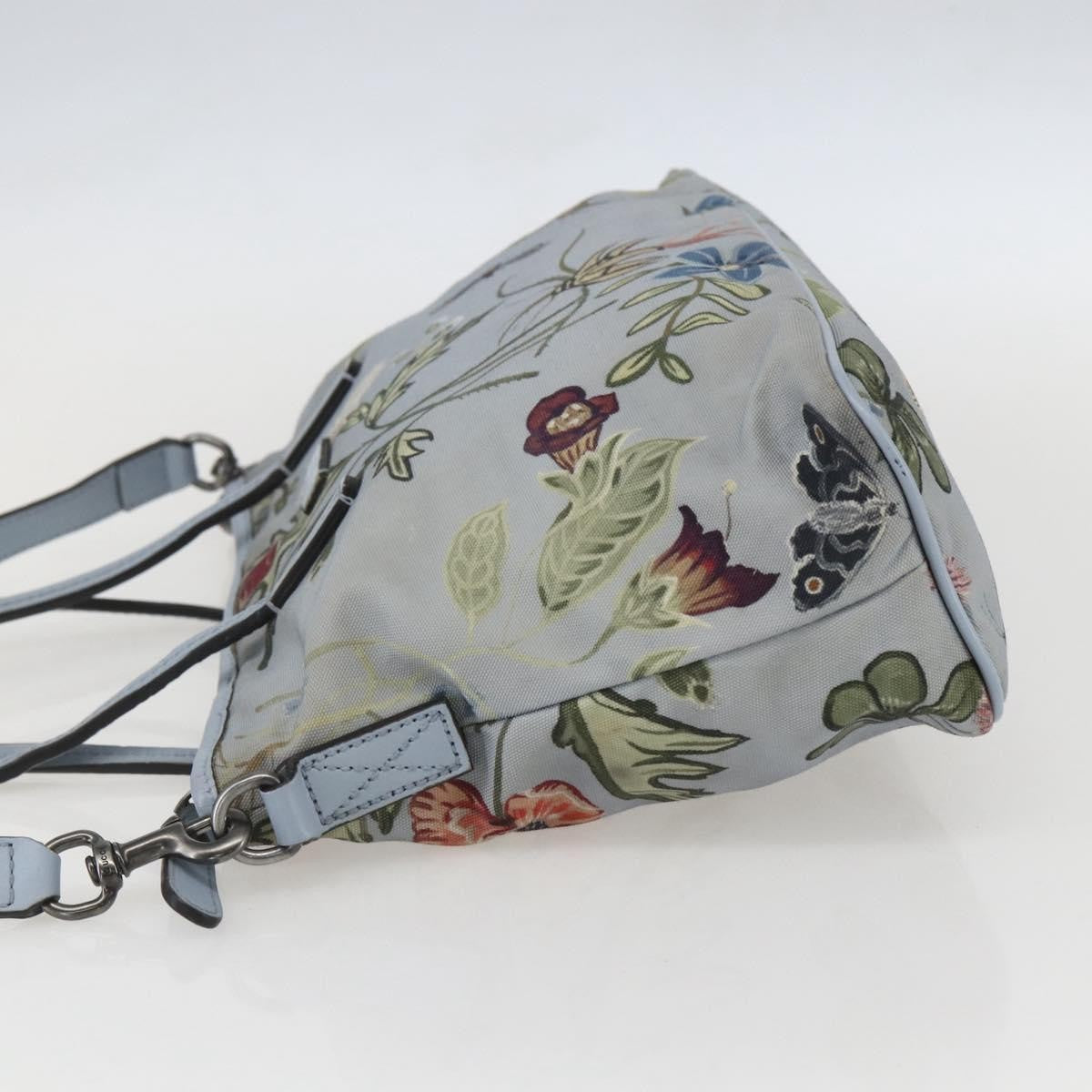 Gucci Convertible Zip Tote Flora Canvas, BLUE, CANVAS, Tote bag