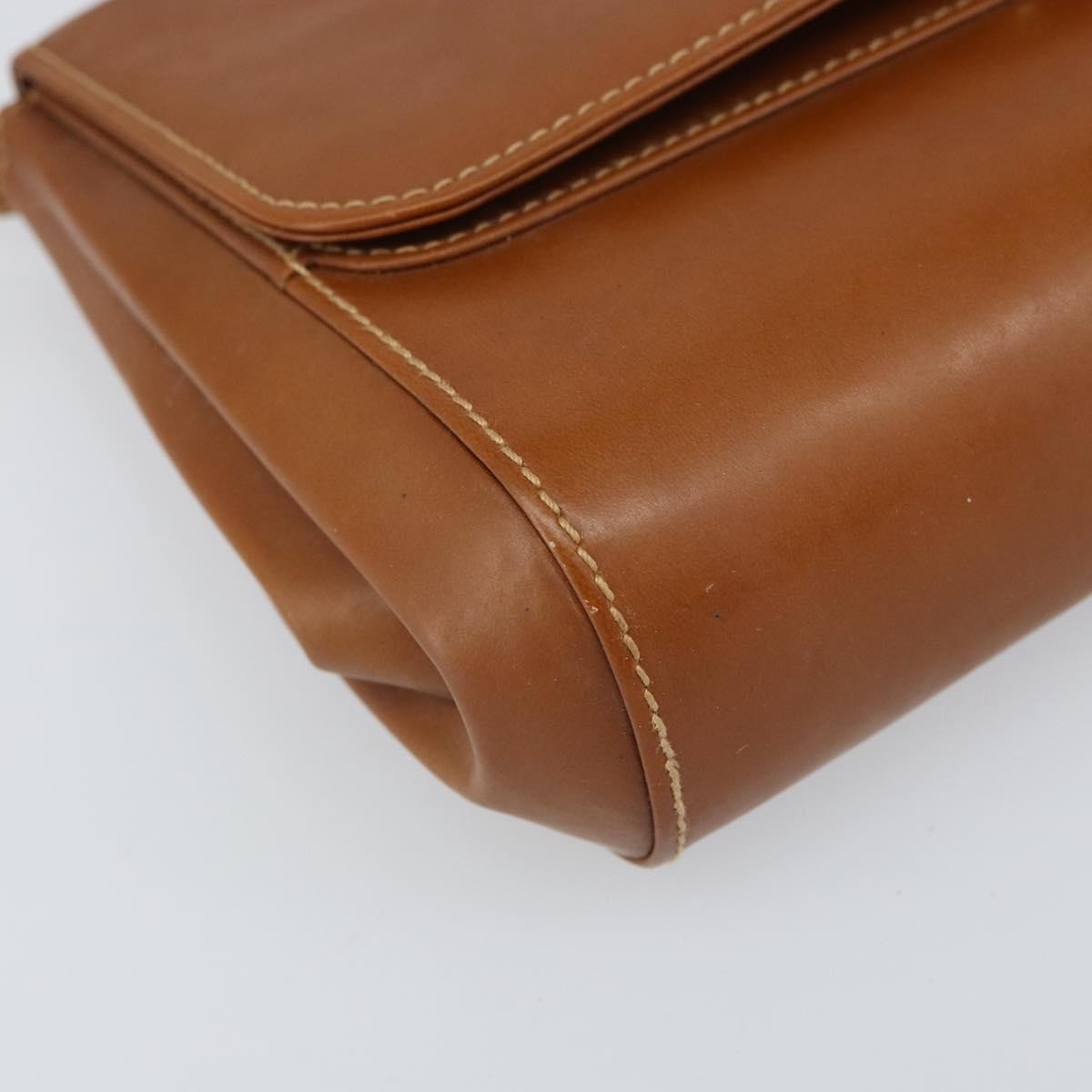 Gucci Vintage Shoulder Bag Leather, BROWN, LEATHER, Shoulder bag