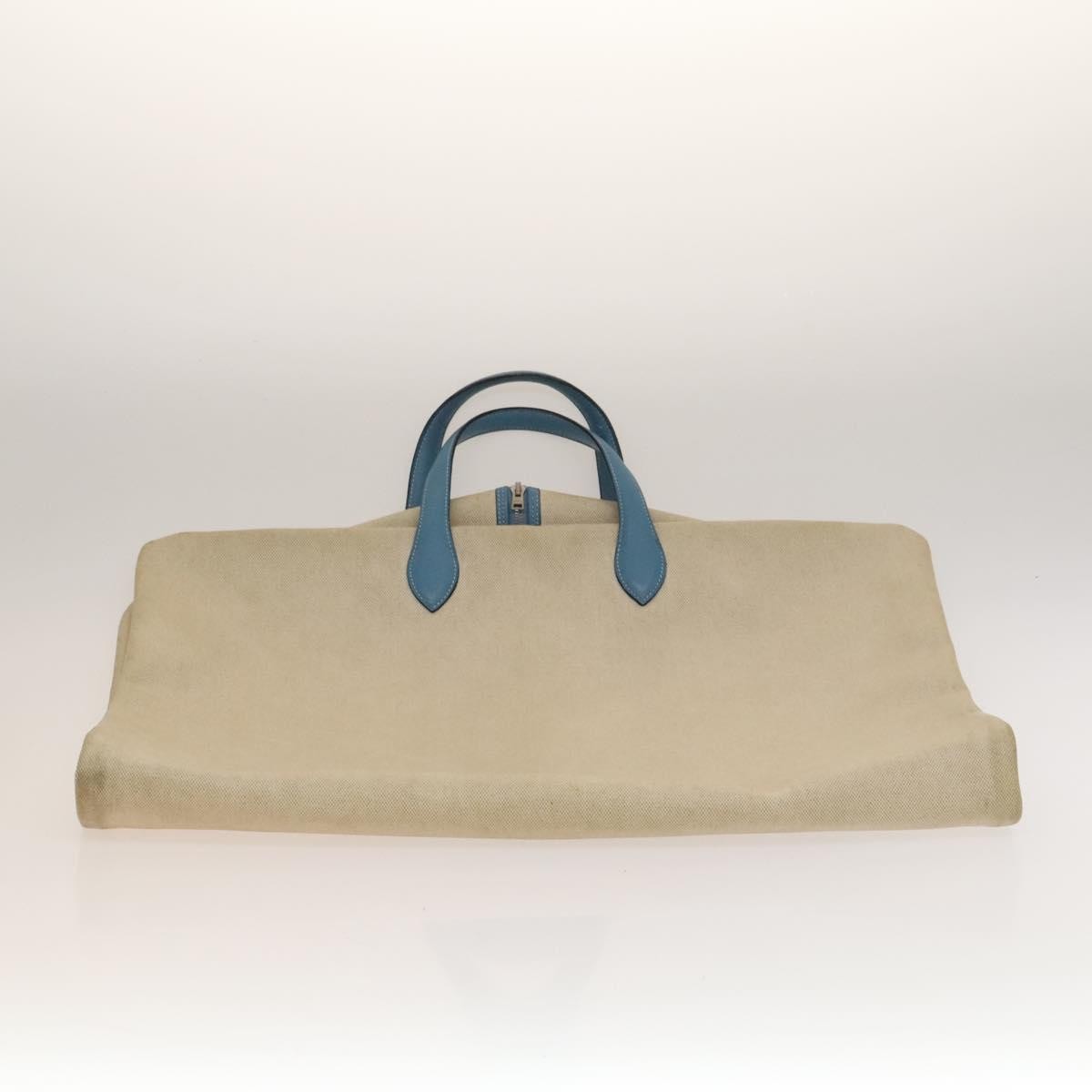 Hermes Garment Cover Toile, BEIGE, CANVAS, Tote bag