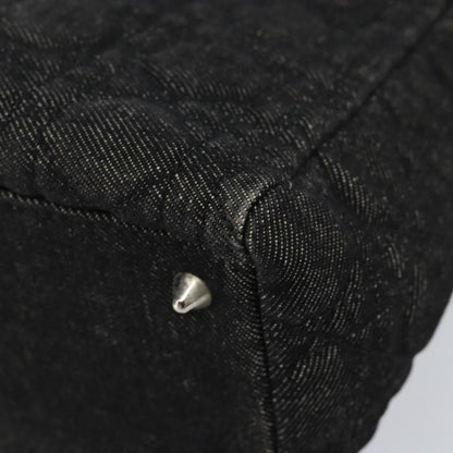 Christian Dior Vintage Lady Dior Bag Cannage Quilt Denim, BLACK, DENIM_JEANS, Handbag