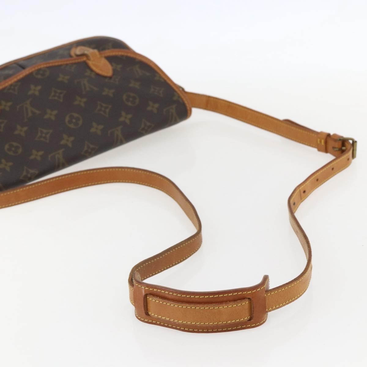 Louis Vuitton Sac Gibeciere Messenger Bag Monogram Canvas, BROWN, CANVAS, Shoulder bag